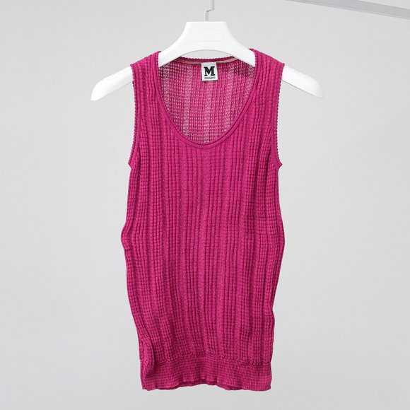 M Missoni Fuchsia Knit Tank - Picture 1 of 9
